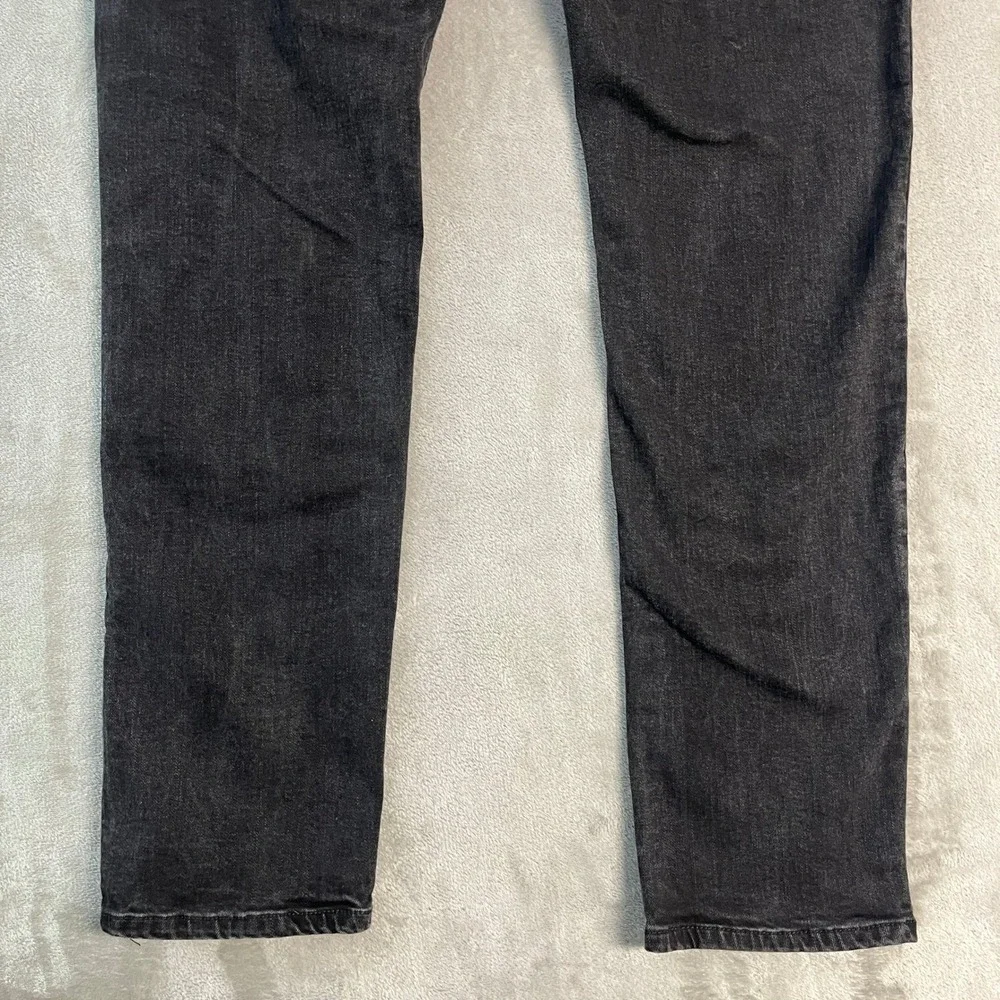 True Religion Rocco Relaxed Skinny Jeans Mens 40x32 Black Flap Pocket Denim